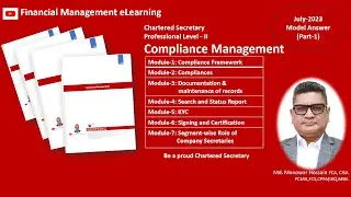 Compliance Management [CS-504(A):July-2023 Model Answer(Part-1)]