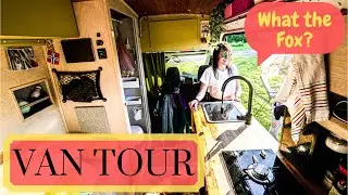 Van TOUR! Ford Transit 4x4 build | lovely couple lives full time van life