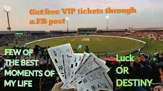 How a Facebook post took me to my last live Cricket match | Psl 6 | Best Moments