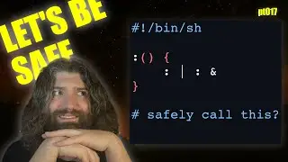Stepping through and debugging a fork-bomb `:(){ :|: & };:` - You Suck at Programming 