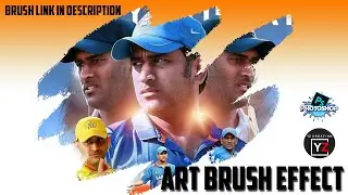 potrait artbrush effect tutorial yzcreation - photoshop tutorial