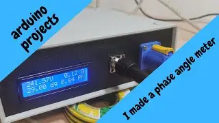 I made a Phase Angle Meter using an Arduino
