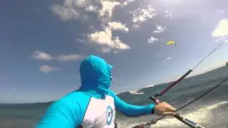 Урок катания по волнам с кайтом