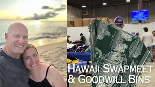 Goodwill Bins and Hawaii Swap Meet - Thrifting for home decor
