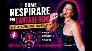 TUTORIAL VOCE#1 - IL VERO MOTORE DELLA VOCE - La respirazione costo/diaframmatica - EMOTIVVOICE