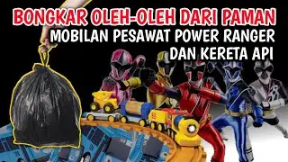KERETA API MOBIL MOBILAN DAN POWER RANGER OLEH OLEH DARI PAMAN