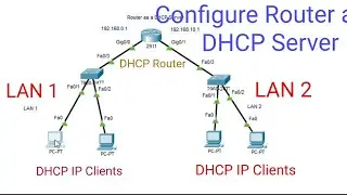 Configure Router as DHCP Server