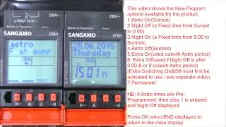 Sangamo DIN 72101 & 72201 - Programming options explained