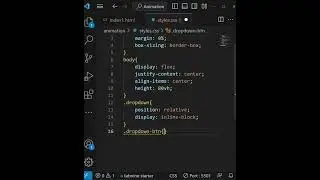 Navbar Dropdown menu | HTML CSS  