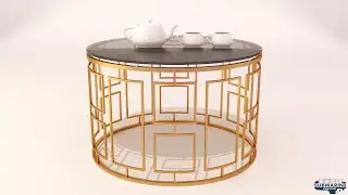Exclusive Center Table design in 3D Max Modelling Tutorial