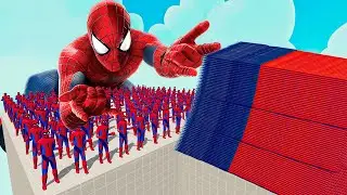 200x SPIDER-MAN + 1x GIANT vs EVERY GOD - Totally Accurate Battle Simulator TABS