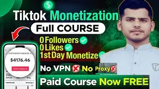 Tiktok monetization in Pakistan Tiktok Monetization Complete course | Uk Tiktok account kaise banaye