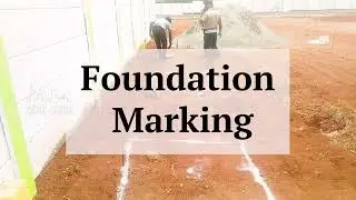 Foundation Marking | Footing Centerline Marking | Civil Engineering Practical Knowledge 