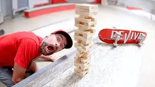 GAME OF SKATE JENGA (Basically Impossible)