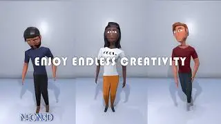 Character Creator NEON3D - 3D Character Customization Asset For Unity