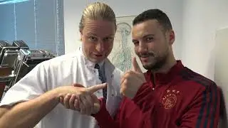 Voetballer Abdelmajid Op Bezoek - Chiropractie Behandeling Bij Voetballer - #chiropractor  Rotterdam