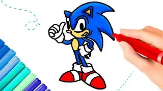 How to draw Sonic? كيفية رسم سونيك؟ Cómo dibujar a Sonic?