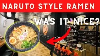 Naruto Style Ramen ACTUALLY Exists ? Anime Restaurant In London