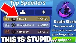 Blade Ball is STUPIDLY PAY TO WIN... 300,000k ROBUX for NEW ABILITY in Roblox Blade Ball
