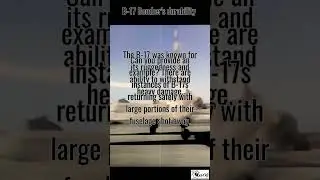 Defying limits: The incredible toughness of the B-17 #worldwar2 #ww2history #shorts