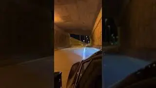 e92 M3 Tunnel Rip Past Lambo SOUND UP!
