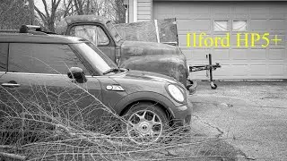 Ilford HP5 Plus with Pentax 645 Medium Format Camera and some neighborhood Classic Car Photography