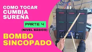 Syncopated Bass Drum - SOUTHERN CUMBIA on Drums | part 4 - BEGINNER LEVEL (Bolivian cumbia)