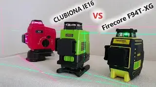 Green Laser Level from AliExpress Firecore F94T-XG vs Clubiona IE16 - REVIEW/COMPARISON