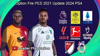 Option File PES 2021 Update 2024 V6 PS4