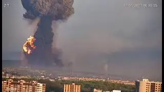 Детонация склада боеприпасов  в Хмельницком.