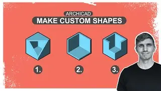 ArchiCAD Tutorial: Make Creative Shapes (Easy!) - Solid Element Operations Tool