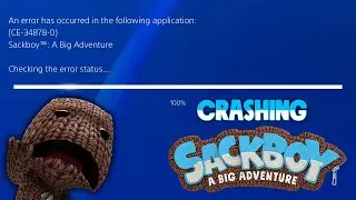 Crashing Sackboy: A Big Adventure