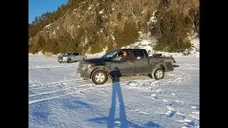 Ice Fishing Inside My TRUCK!!! She Caught Her PB FISH!