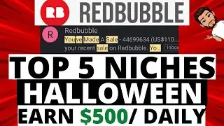 Top 5 Niches For Halloween | Redbubble Low Competition