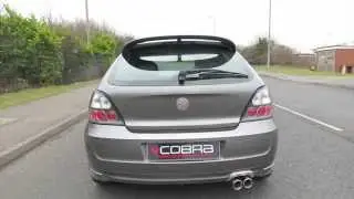 Cobra Sport MG ZR Non Resonated Cat Back Performance Exhaust System