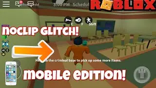 Roblox jailbreak how to noclip glitch  {mobile} new working way! ✔️✅☑️