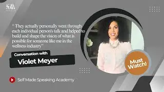 Self Made Diamond Speaking Academy Testimonial - Violet Meyer