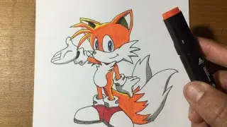 How to Draw Tails From Sonic The Hedgehog 2