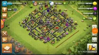 How to gain 3 star max th9 with th8 army...😱😍