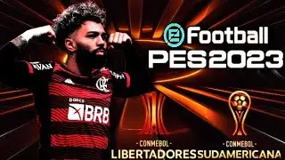 BAIXE AGORA!! PES 2023 SUL-AMERICANO COM COPA LIBERTADORES + BRASILEIRÃO COM NARRAÇÃO BR PARA PPSSPP
