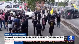 Mayor announces public safety ordinances