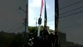 orangi town ka Markazi  juloos 9muharram 2022 Alam mola Ghazi Abbas Alamder 🚩😭