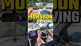देसी Monsoon Driving Tips 🇮🇳 #shorts #monsoon #rain #driving #tips #informative #hindi #cars24india