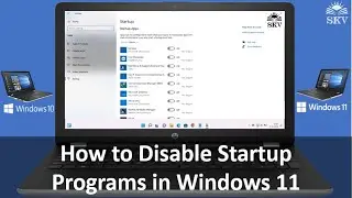 How to Disable Startup Programs on Windows 11_10/How to Disable Startup Programs in Windows 10_11