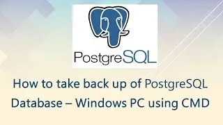 How to Auto back up PostgreSQL Database
