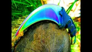 Обзор ножа CS:GO керамбит Градиент