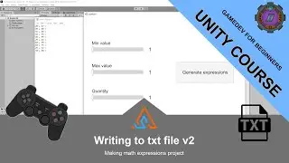 40 Write to txt file in Unity - Improved version