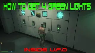 How to do The Abducted by Aliens 4 Green Lights UFO thing GTA Online