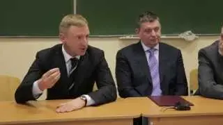 Minister of Education and Science of the Russian Federation Dmitry Livanov visited the UrFU Speci...