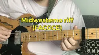 Midwest emo riff (FACGCE) tabs